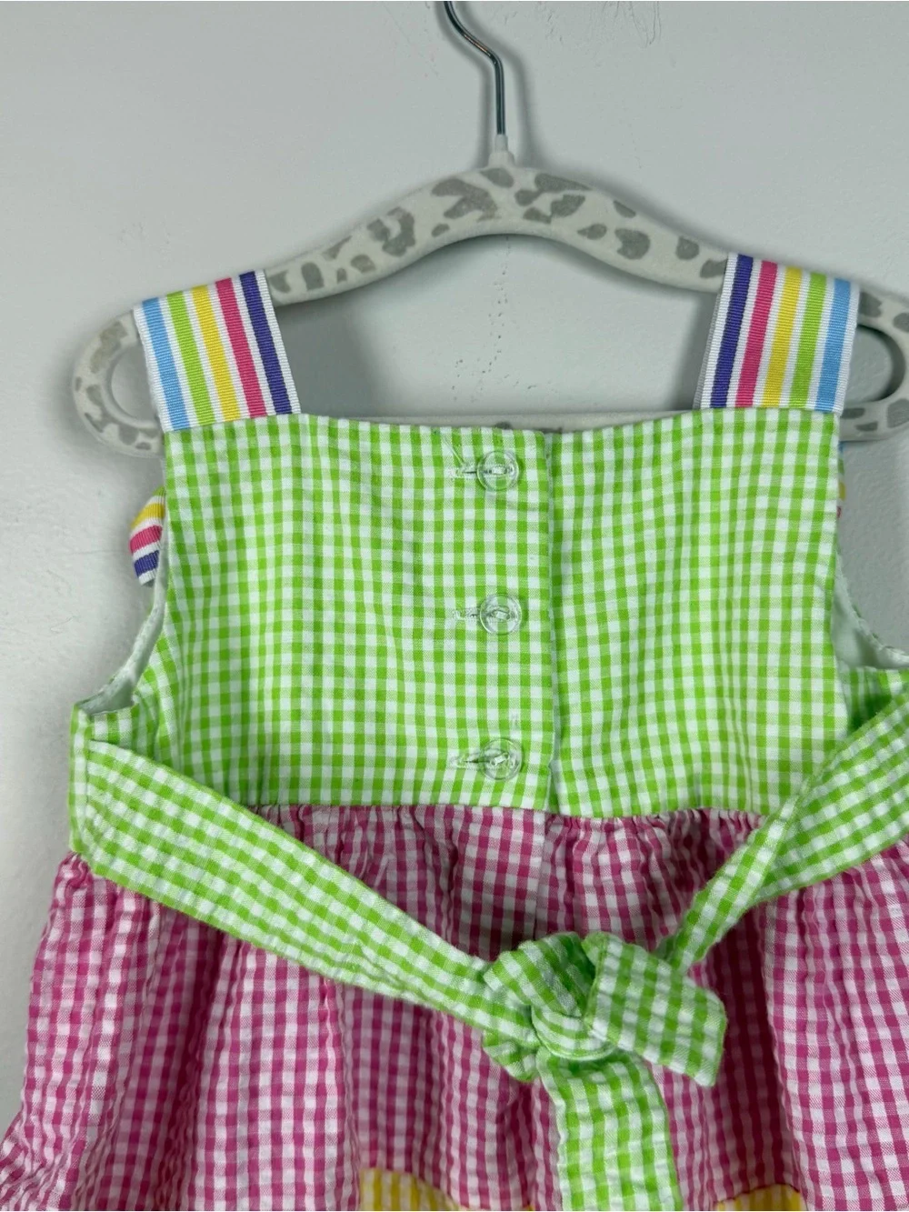 Emily Rose Girl’s Tank Beach Appliqué Color Block Tropical Casual Dress Size 2T
